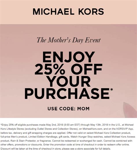 michael kors discount coupons.